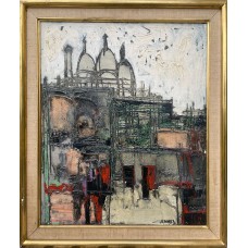 Claude Venard - Paysage Paris avec Sacre Coeur